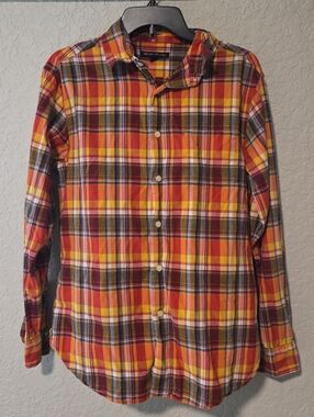 John Varvatos Plaid Button Down